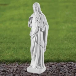 Jesus Christ 40cm Marble Resin Garden Statue