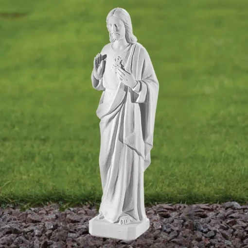 Jesus Christ 40cm Marble Resin Garden Statue