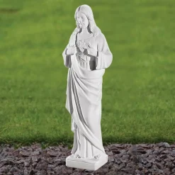 Jesus Christ 37cm Marble Resin Garden Statue