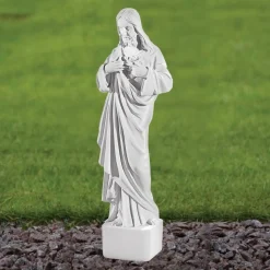 Jesus Christ 42cm Marble Resin Garden Statue