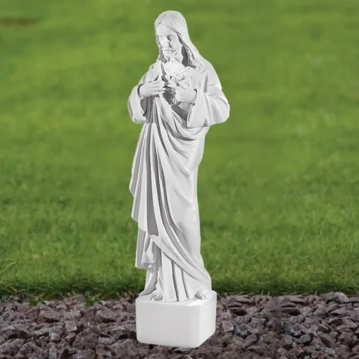 Jesus Christ 42cm Marble Resin Garden Statue