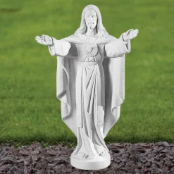 Jesus Christ 58cm Marble Resin Garden Statue