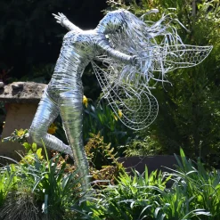 Kaida Fairy 90cm Metal Wire Garden Sculpture