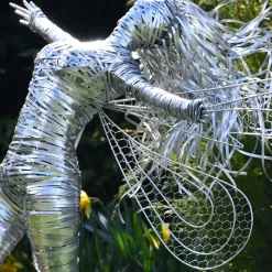 Kaida Fairy 90cm Metal Wire Garden Sculpture