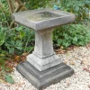 Keymer Modern Stone Garden Birdbath