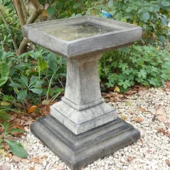 Keymer Modern Stone Garden Birdbath