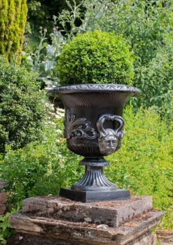 Knightsbridge Urn Bronze Metal Garden Planter