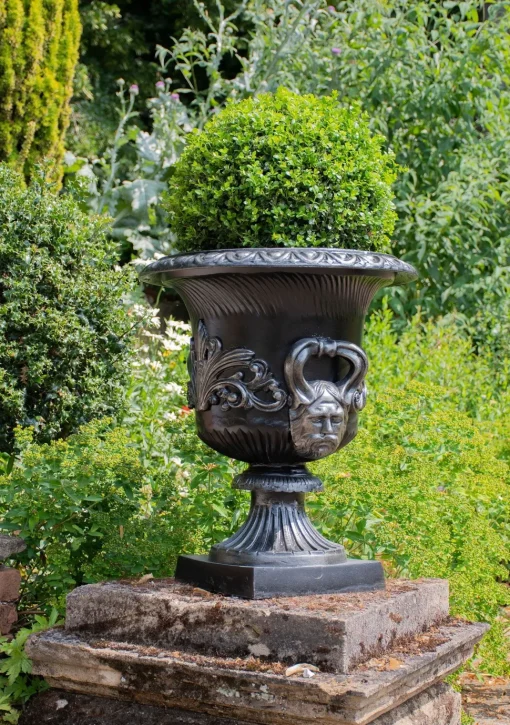 Knightsbridge Urn Bronze Metal Garden Planter