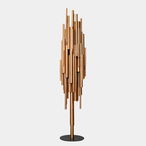 Light Symphony 220cm Copper Metal Garden Sculpture