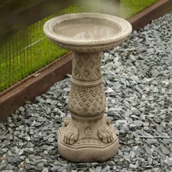 Lions Foot Design Stone Garden Birdbath