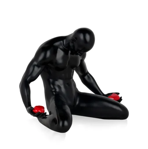 Lost Affection 32cm Black Resin Indoor Sculpture