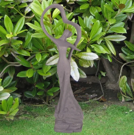 Love & Dancing 80cm Modern Poly Resin Garden Statue