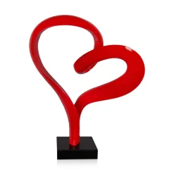 Love Flux 46cm Red Resin Indoor Sculpture