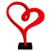 Love Flux 73cm Red Resin Indoor Sculpture