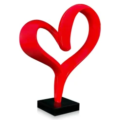 Love Flux 73cm Red Resin Indoor Sculpture