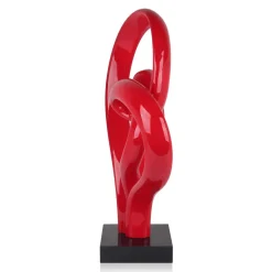 Love Fusion 73cm Red Resin Indoor Sculpture