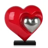 Love Reflection 45cm Red Resin Indoor Sculpture