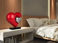 Love Reflection 45cm Red Resin Indoor Sculpture