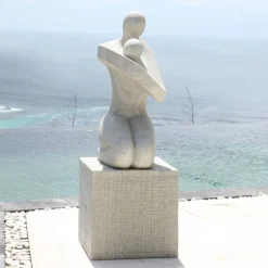 Loved One Contemporary Stone Garden Sculpture
