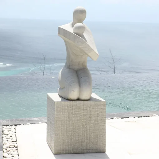 Loved One Contemporary Stone Garden Sculpture
