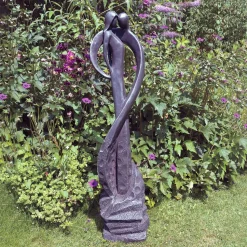 Loving Kiss Modern Poly Resin Garden Statue