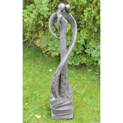 Loving Kiss Modern Poly Resin Garden Statue