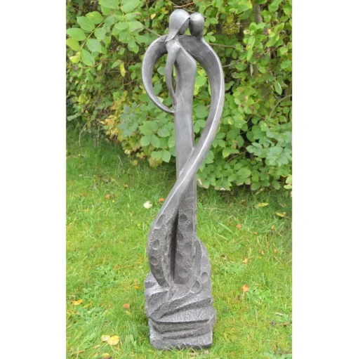 Loving Kiss Modern Poly Resin Garden Statue