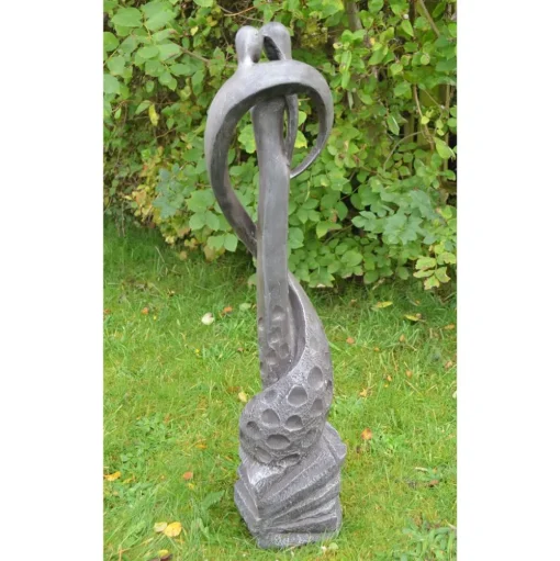 Loving Kiss Modern Poly Resin Garden Statue