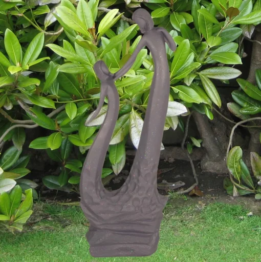 Loving Mother 80cm Modern Poly Resin Garden Statue