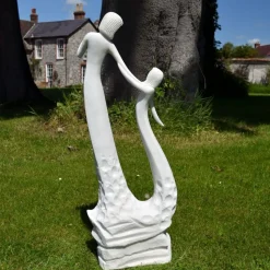 Loving Mother Modern Poly Resin Garden Statue