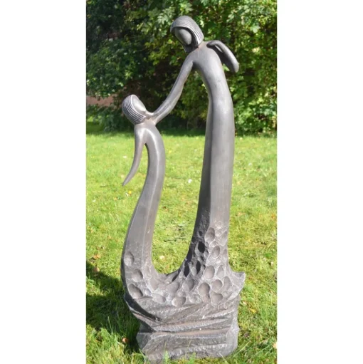 Loving Mother Modern Poly Resin Garden Statue