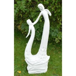 Loving Mother Modern Poly Resin Garden Statue