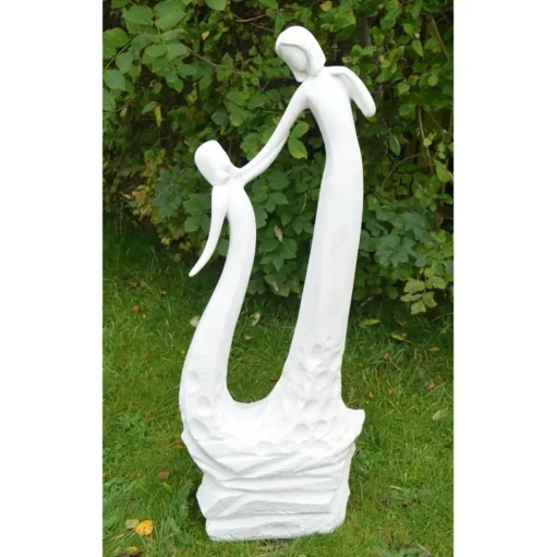 Loving Mother Modern Poly Resin Garden Statue