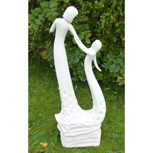 Loving Mother Modern Poly Resin Garden Statue