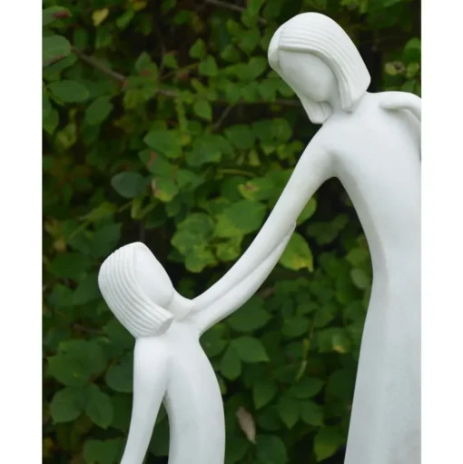 Loving Mother Modern Poly Resin Garden Statue