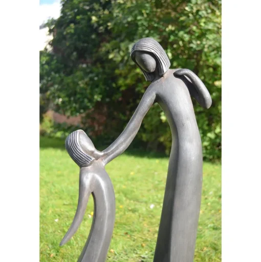 Loving Mother Modern Poly Resin Garden Statue