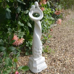 Loving Twist Modern Poly Resin Garden Statue