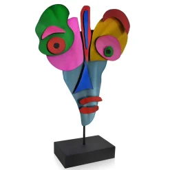 Lucid Visage 59cm Abstract Metal Indoor Sculpture