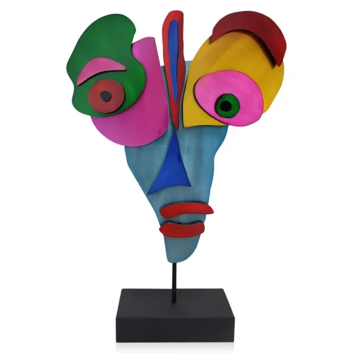 Lucid Visage 59cm Abstract Metal Indoor Sculpture