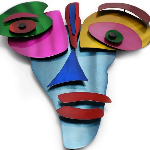 Lucid Visage 59cm Abstract Metal Indoor Sculpture