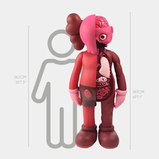 Lucify Biofusion 187cm Red Resin Indoor Sculpture
