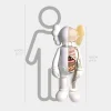 Lucify Biofusion 130cm White Resin Indoor Sculpture