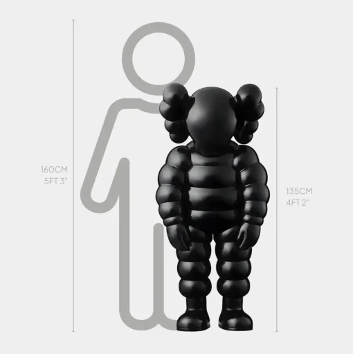 Lucify Bounce 135cm Black Resin Indoor Sculpture