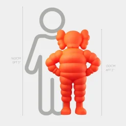 Lucify Bounce 130cm Orange Resin Indoor Sculpture