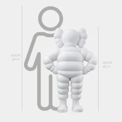Lucify Bounce 130cm White Resin Indoor Sculpture