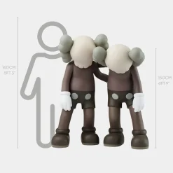 Lucify Companions 150cm Brown Resin Indoor Sculpture