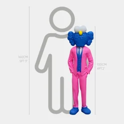 Lucify Dapper 130cm Pink Resin Indoor Sculpture