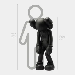 Lucify Daze 130cm Black Resin Indoor Sculpture