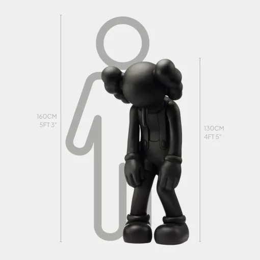 Lucify Daze 130cm Black Resin Indoor Sculpture
