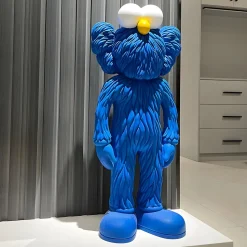 Lucify Fuzz 135cm Blue Resin Indoor Sculpture